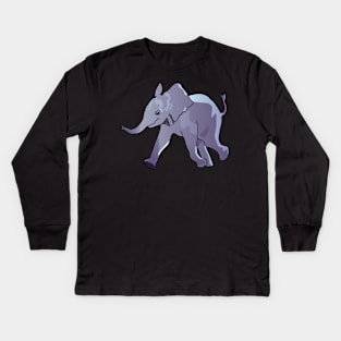 Baby Elephant Kids Long Sleeve T-Shirt